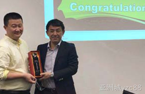 祝贺亚洲城yzc88荣获东芝17AQBR NO.1再接再厉